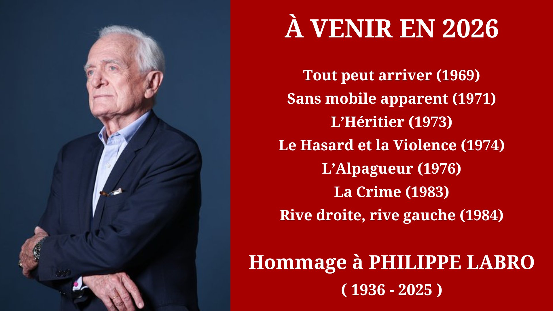 Cinéma Mac Mahon - Hommage à Philippe LABRO 2