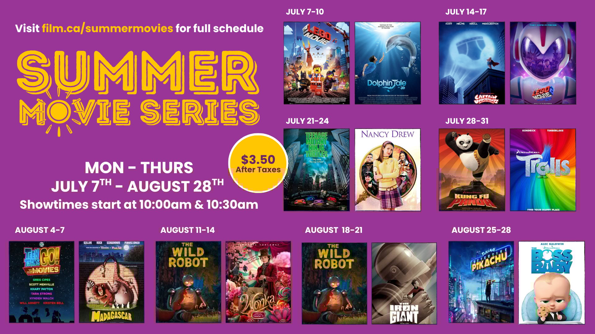 banner summer movies
