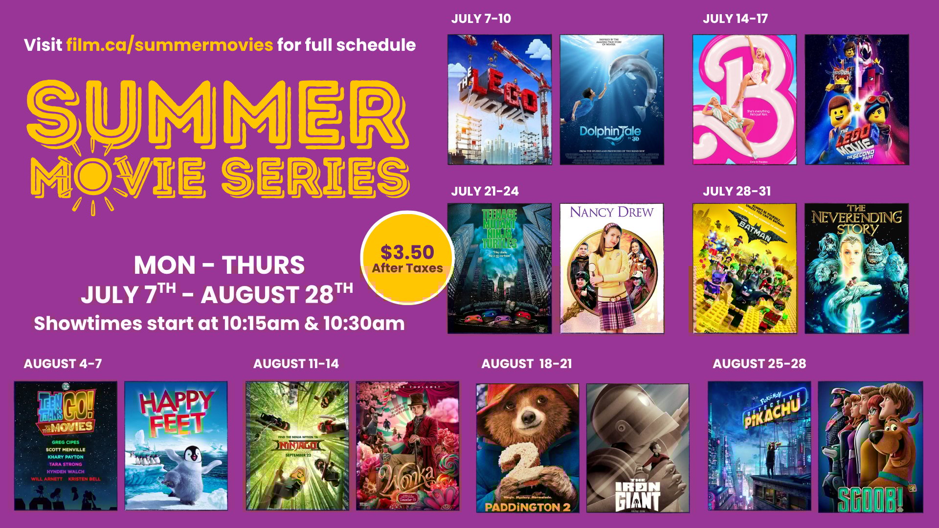 banner summer movies