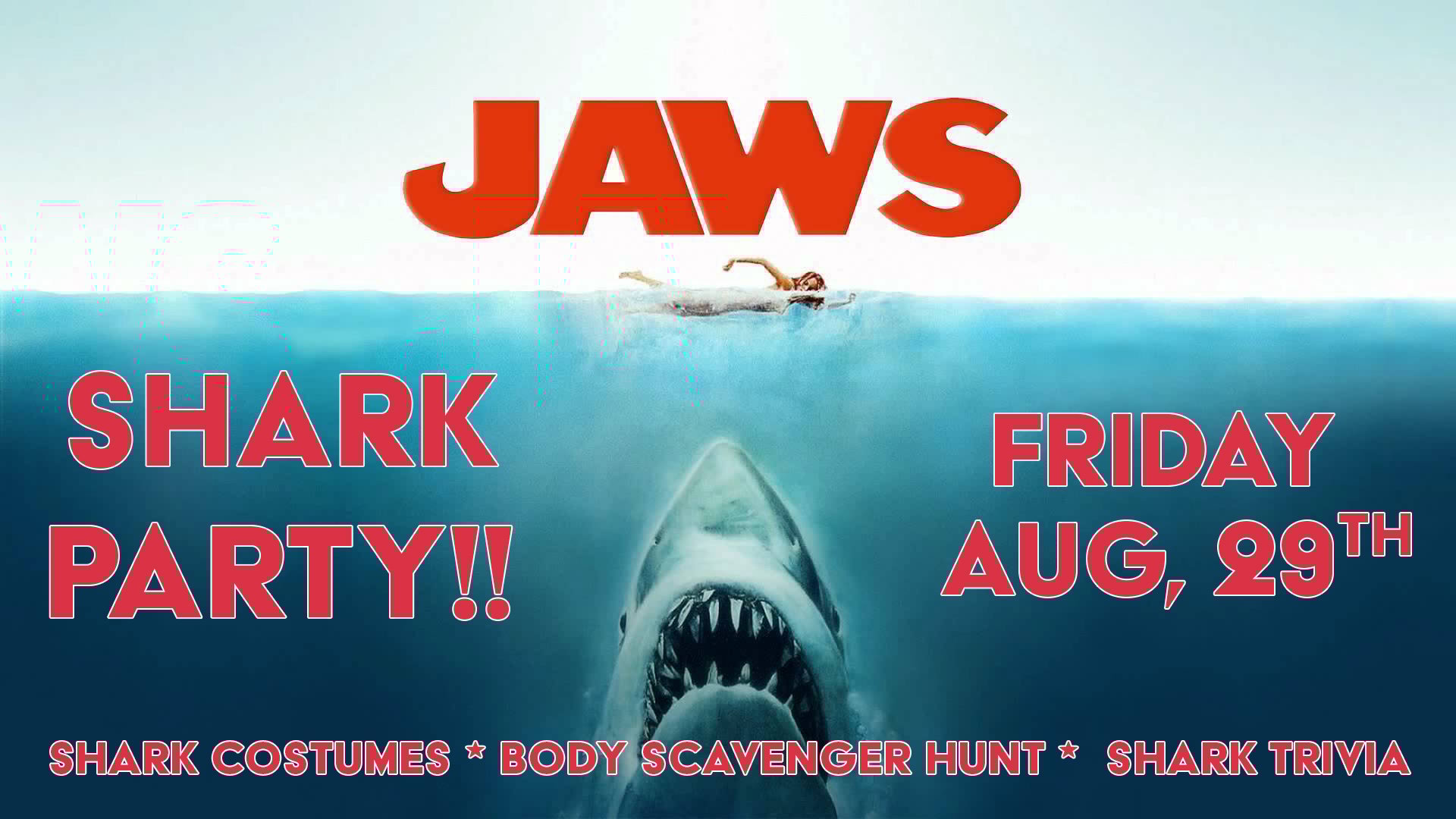 Jaws Shark Party