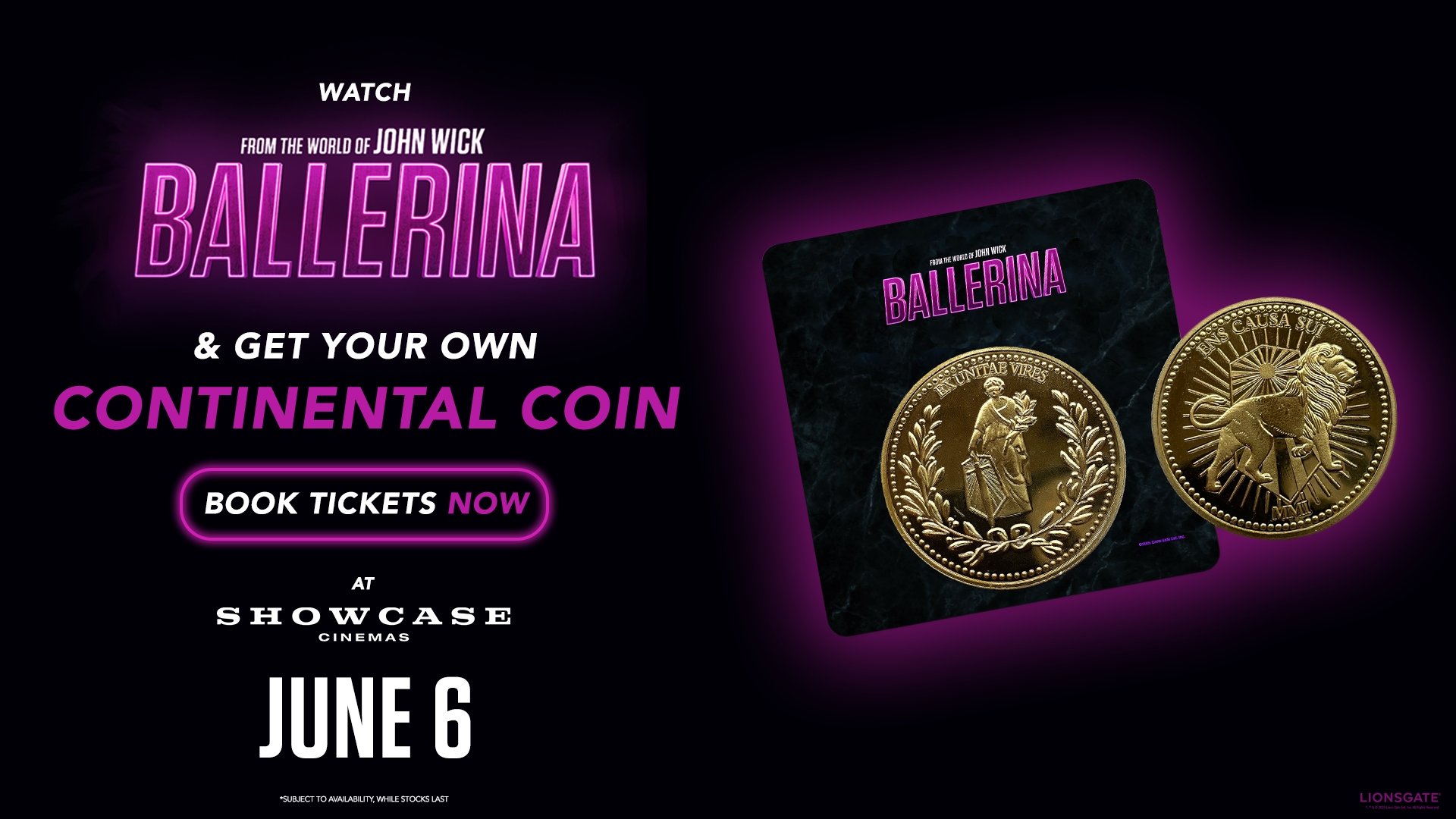 Limited edition Continental Coin when you see Ballerina!*