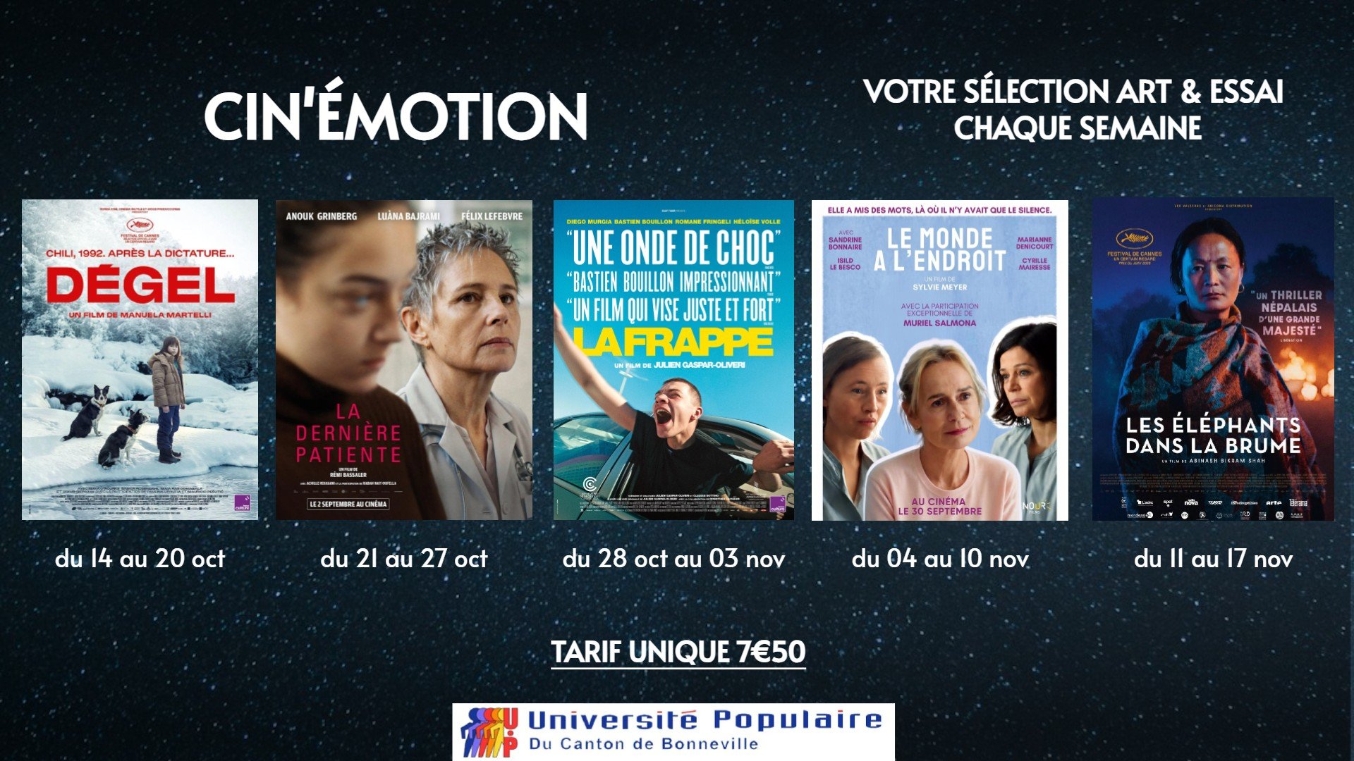 Programmation Cin'émotion