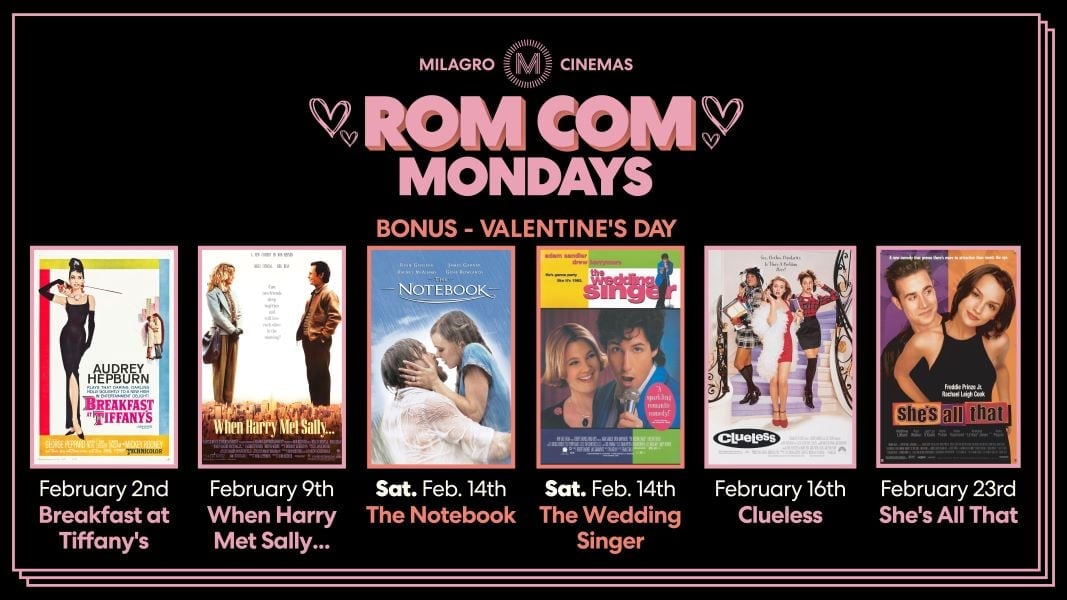RomCom Mondays Banner