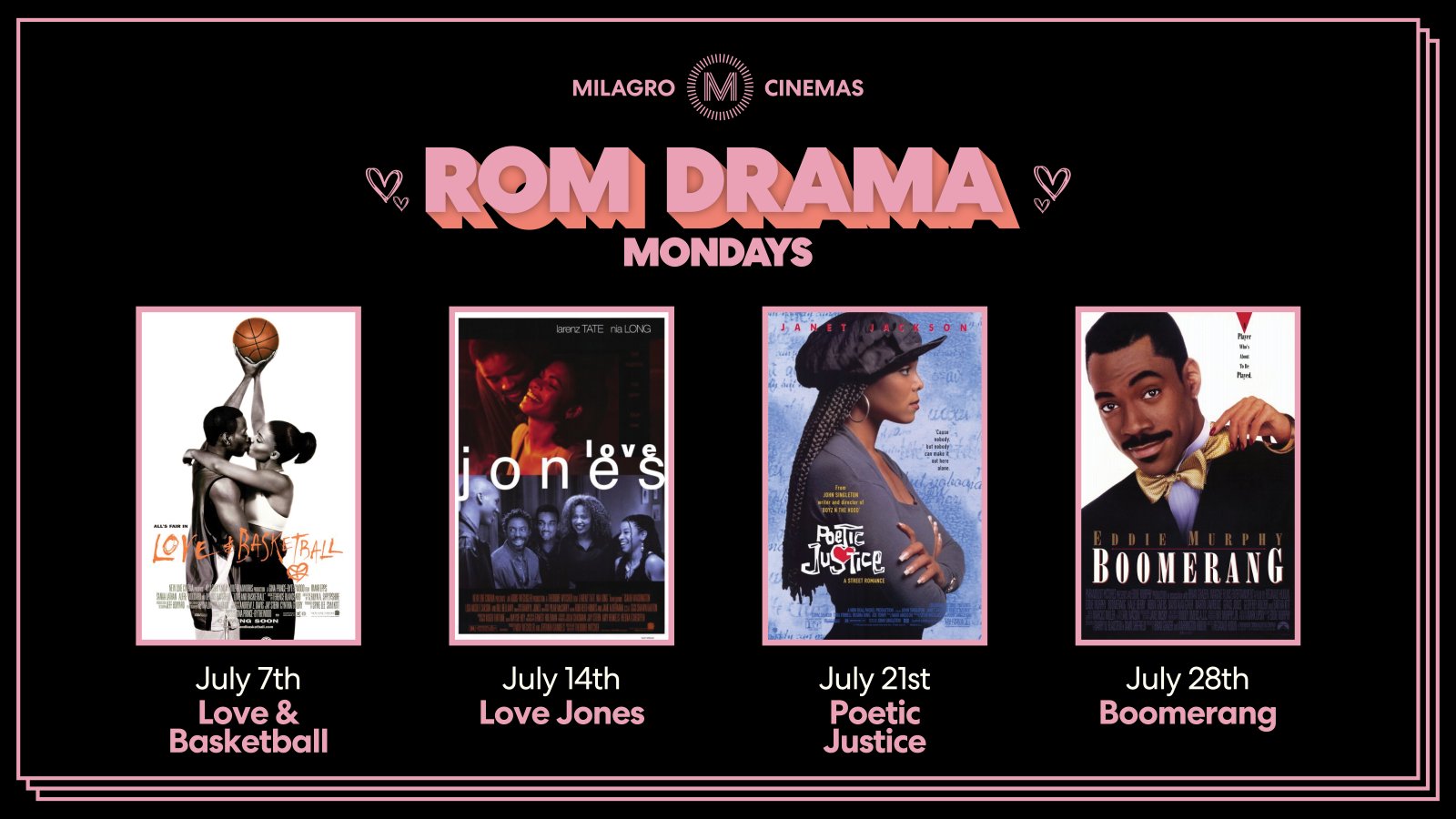 RomCom Mondays Banner