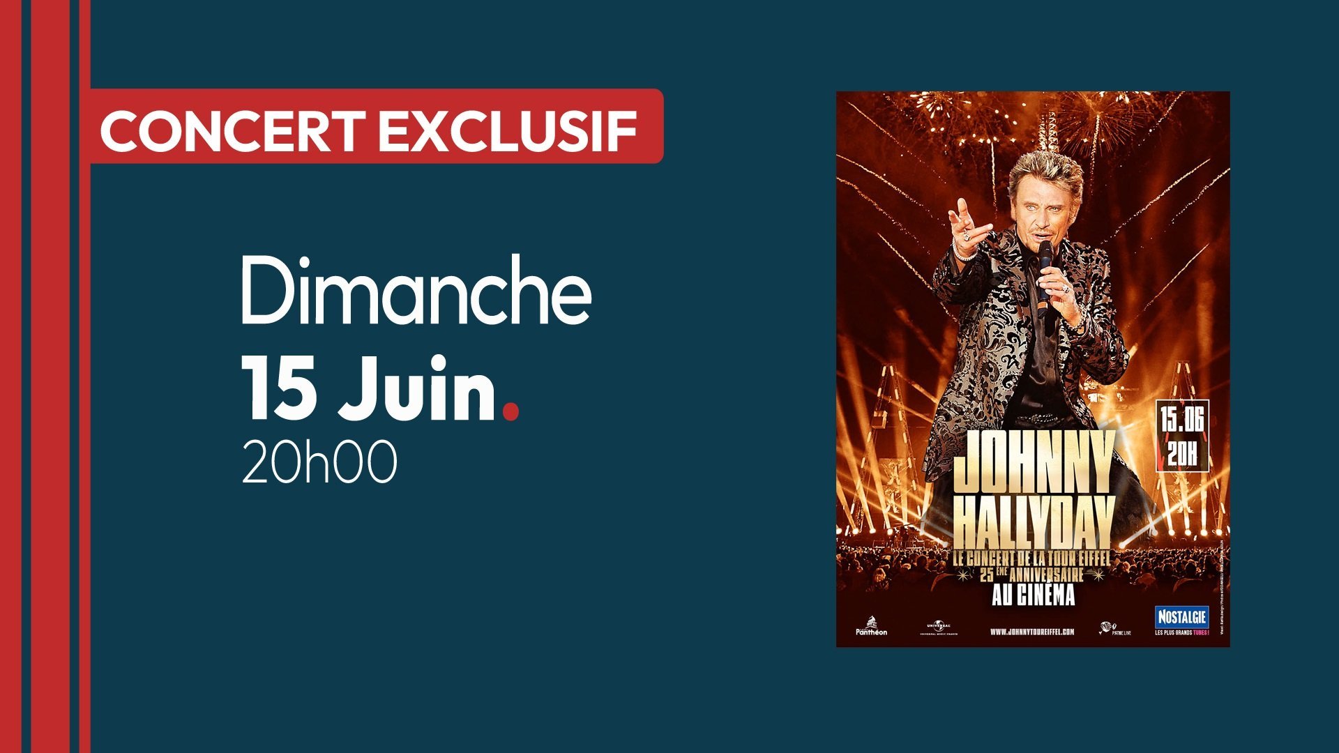 Johnny Hallyday – Le Concert de la Tour Eiffel – 25ème anniversaire