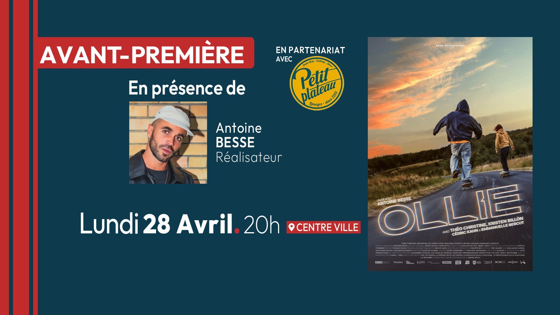 OLLIE, en présence du réalisateur Antoine BESSE