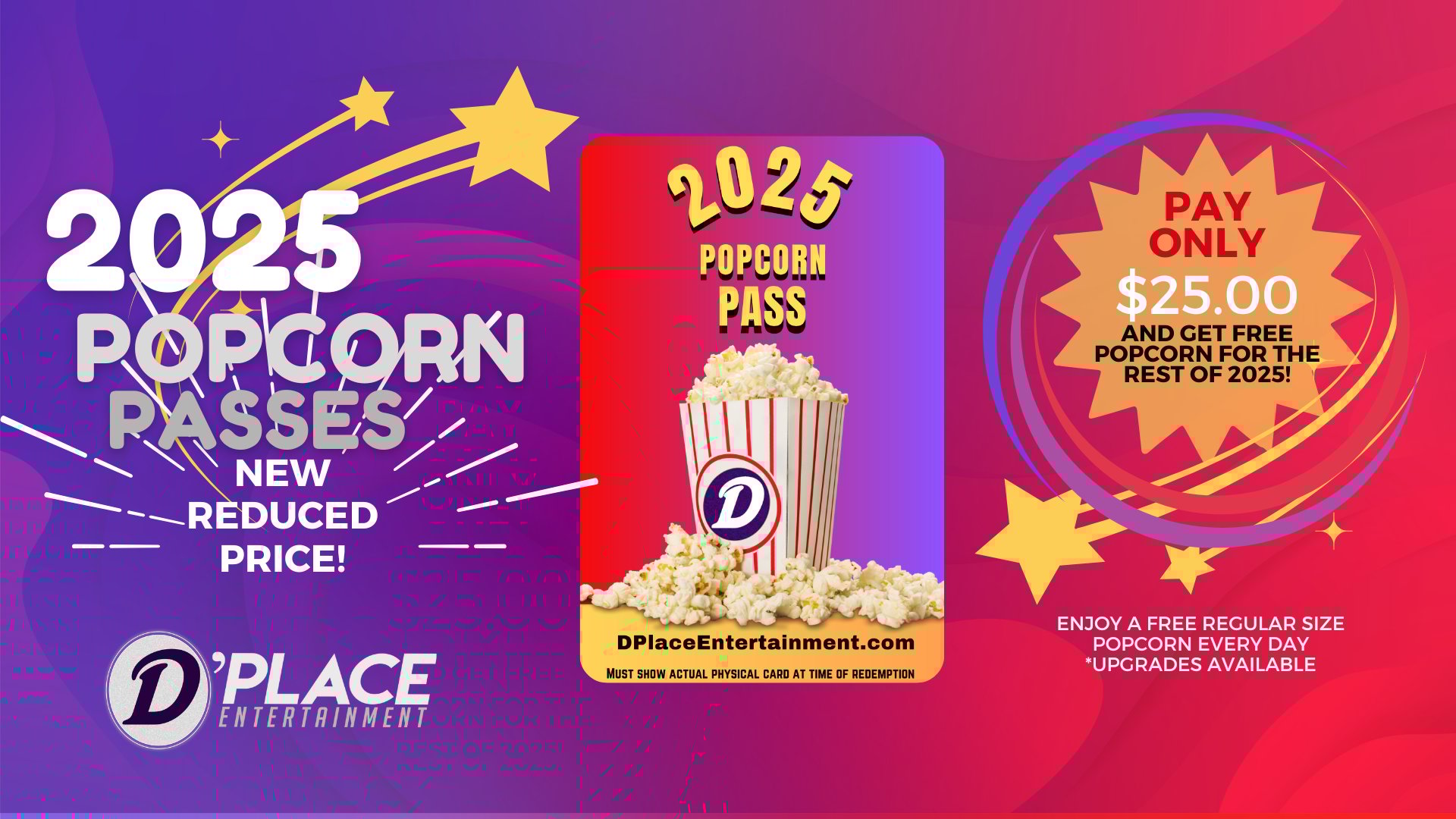 Popcorn Card Banner