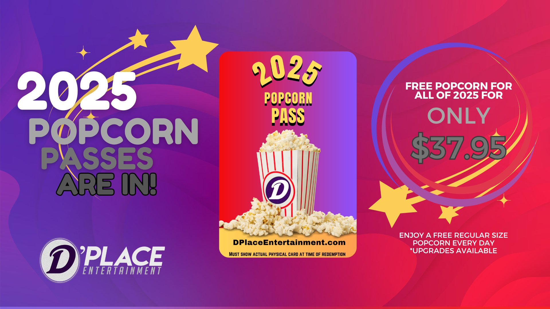 Popcorn Card Banner