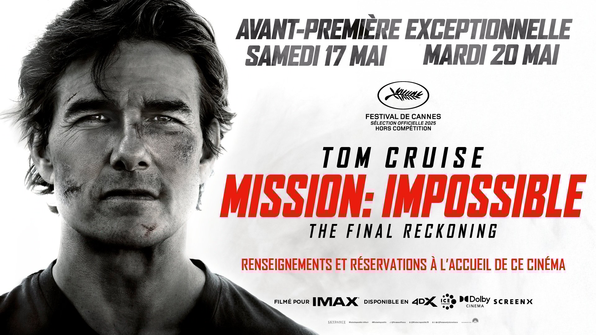 Avant-Premières "Mission : Impossible – The Final Reckoning"
