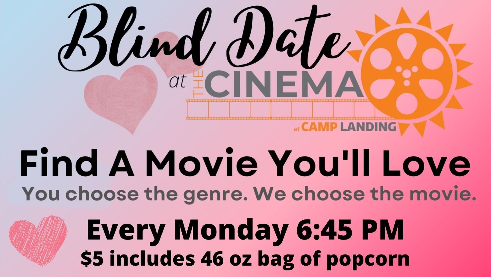 Blind Date every Monday