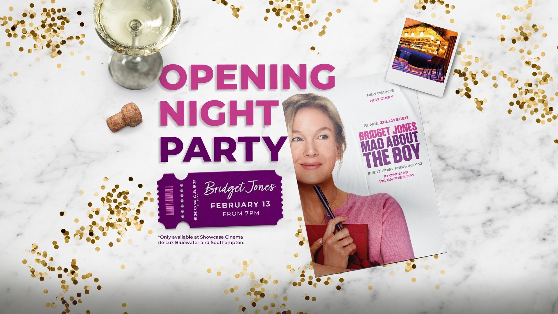 Bridget Jones Opening Night Party