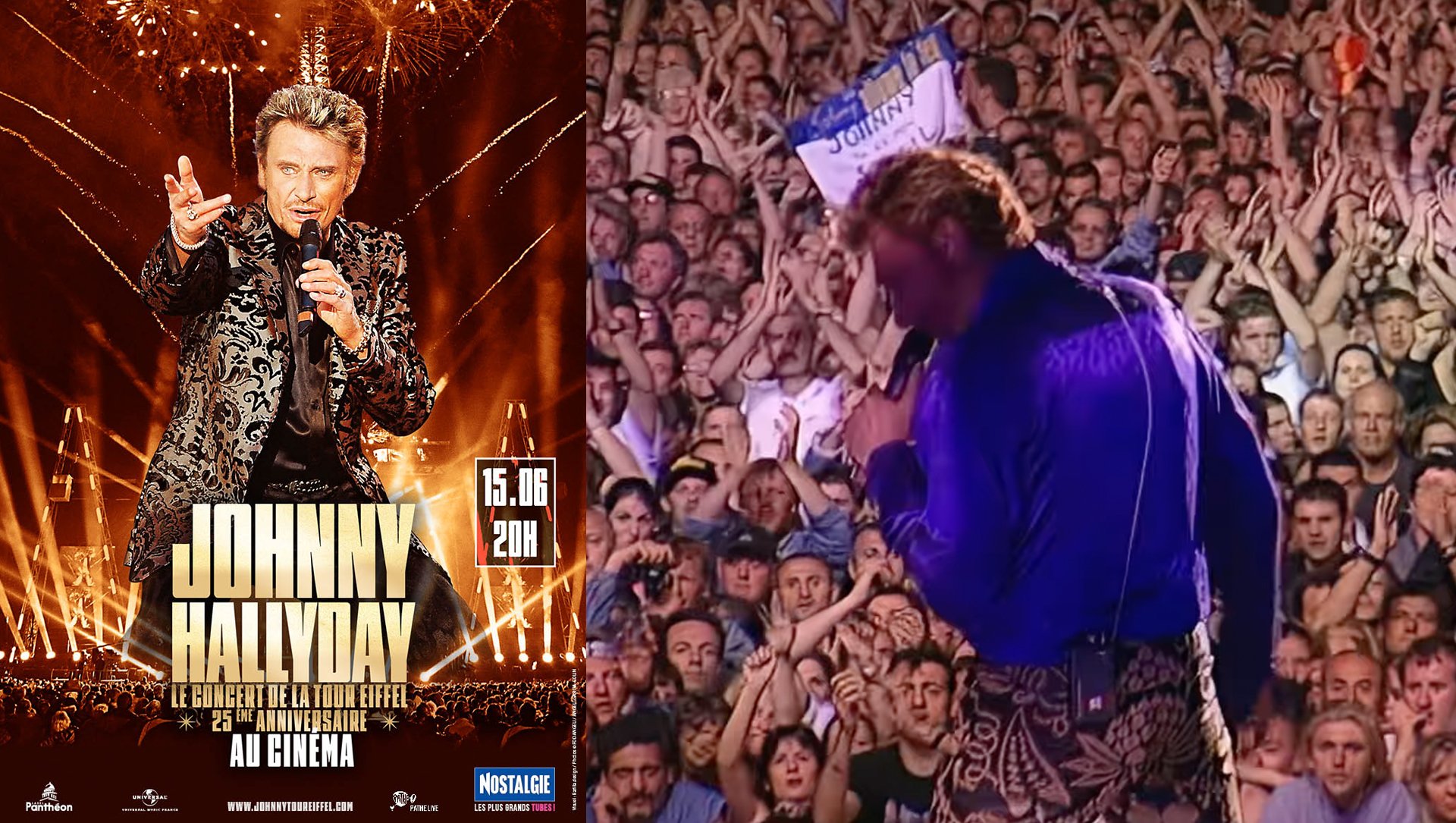 JOHNNY HALLYDAY - CONCERT DE LA TOUR EIFFEL