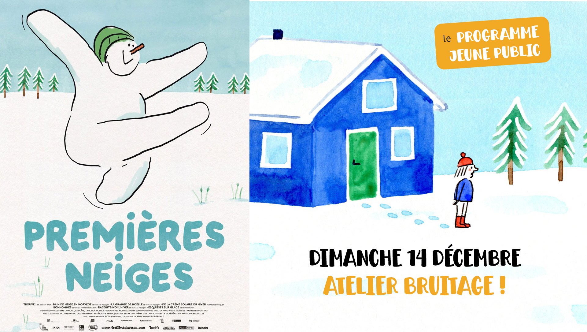 Affiche du film et description séance dimanche 14 décembre atelier bruitage