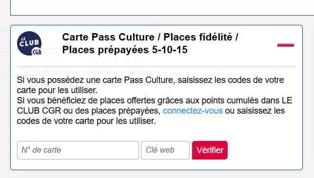 reservation avec points