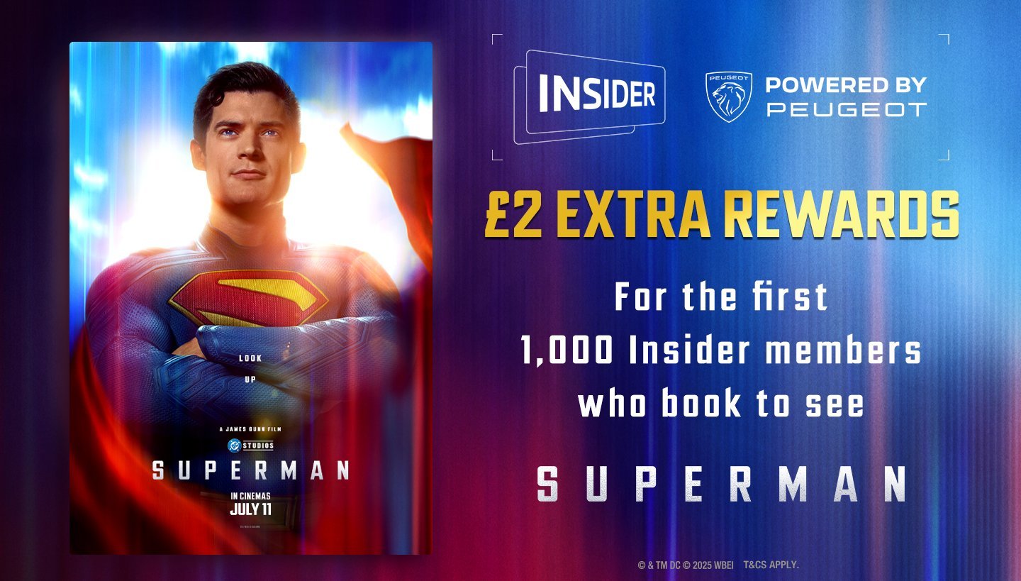 Earn extra £2 rewards with Superman