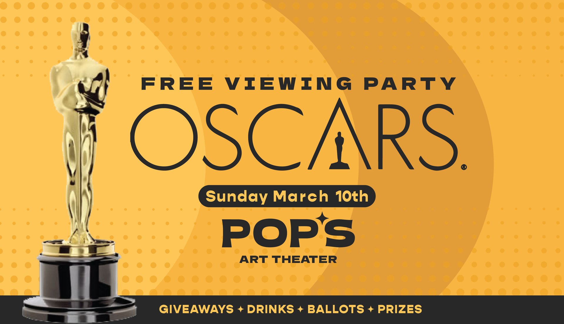 Free Oscar Viewing party