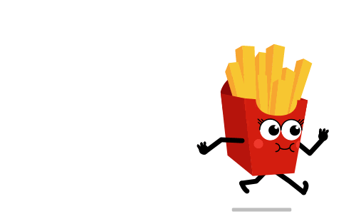 fries running right