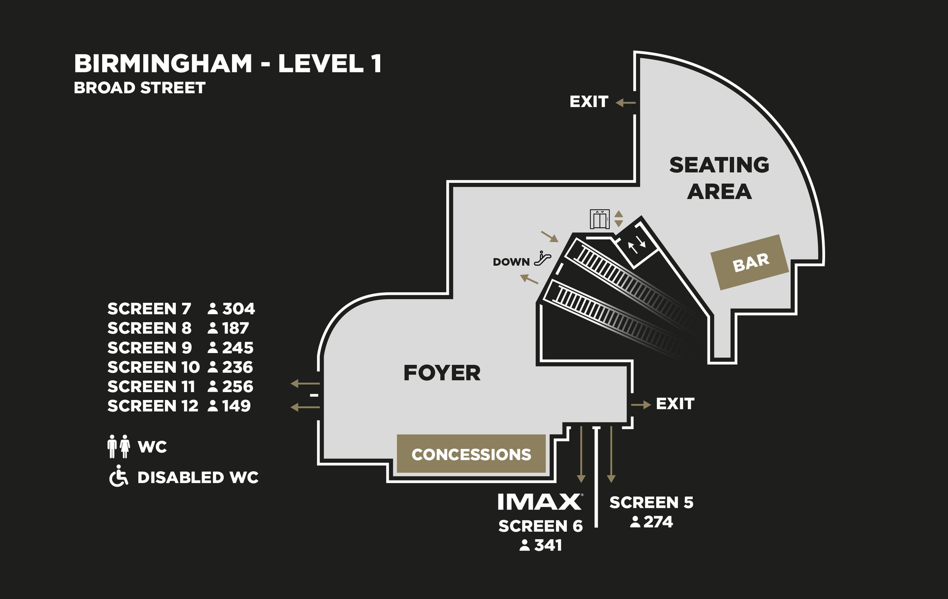 Birmingham Broad Street - Level 1