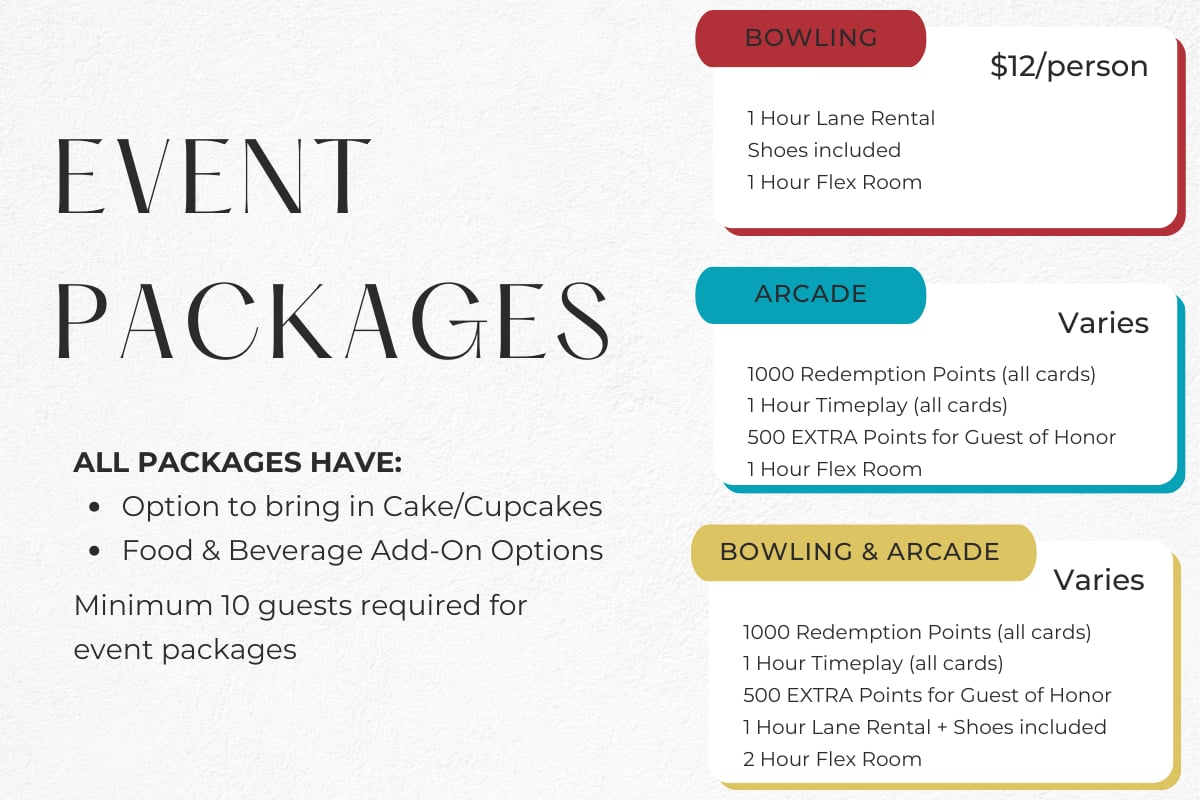 Event packages