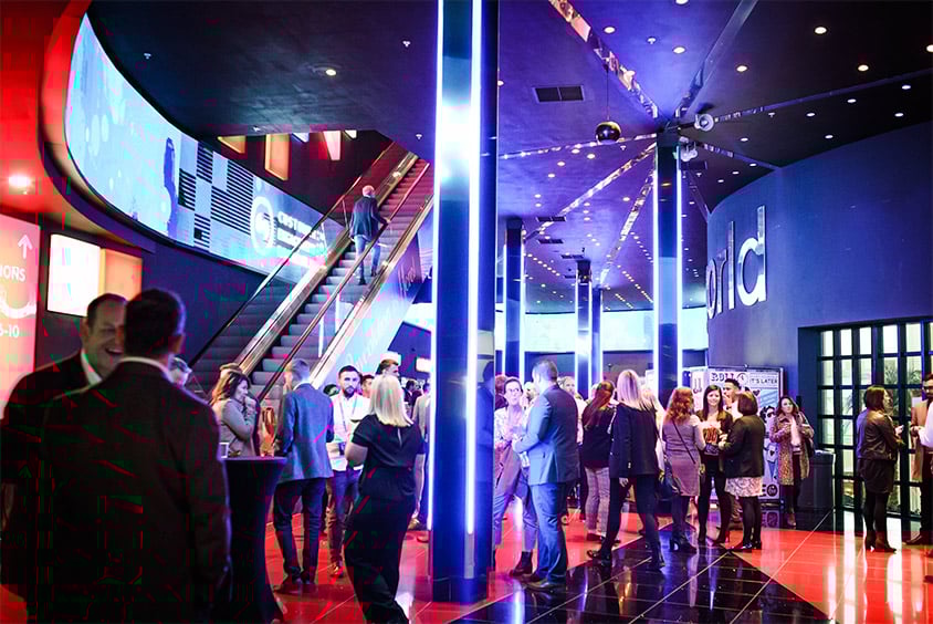 O2 Main Foyer Escalators