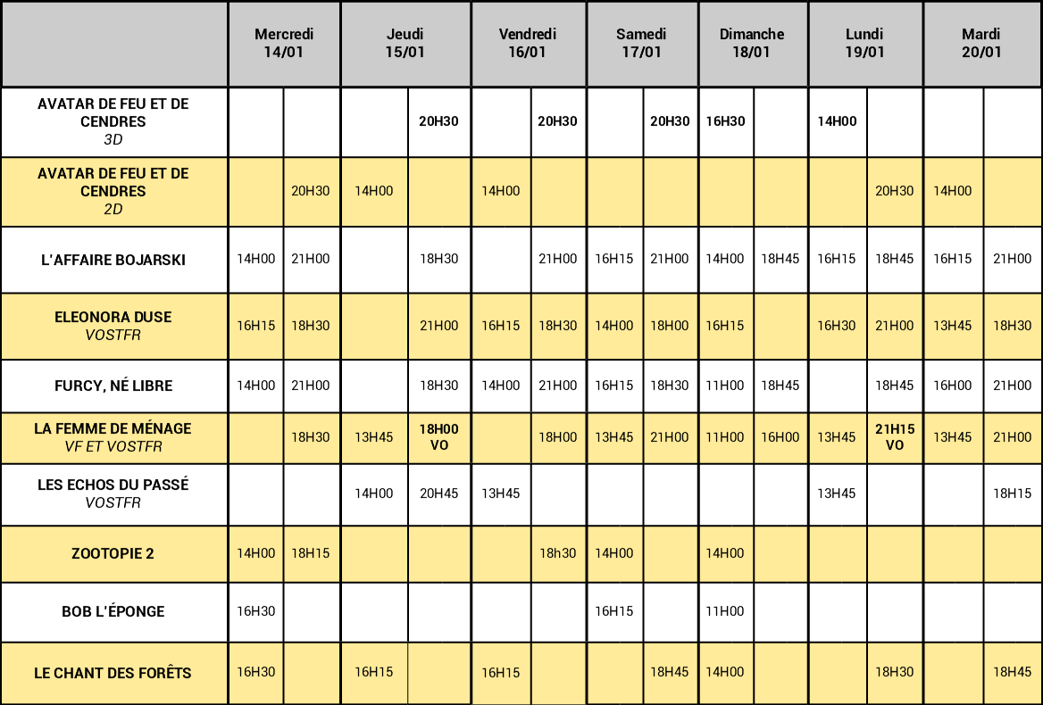grillehorairecinesorgue