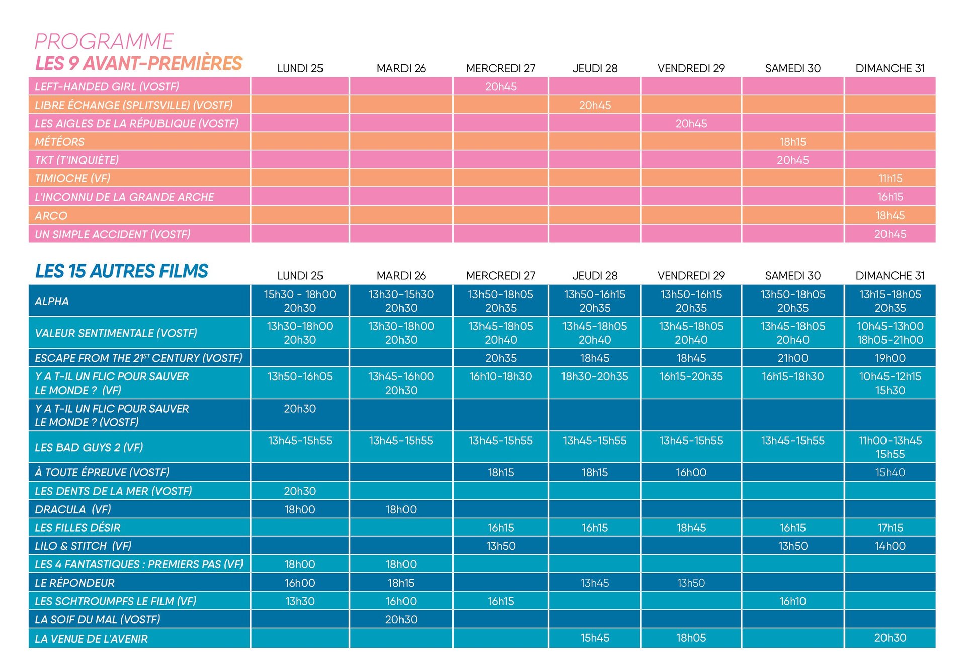 programme