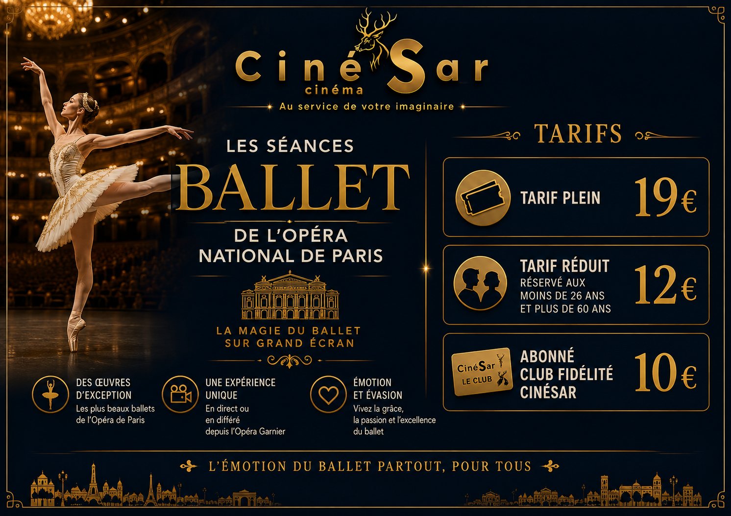 TARIF BALLET