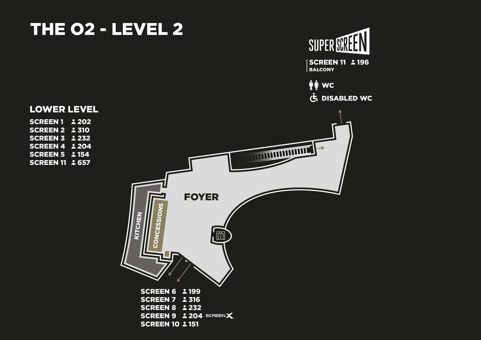 O2 Level 2 Floor Plan