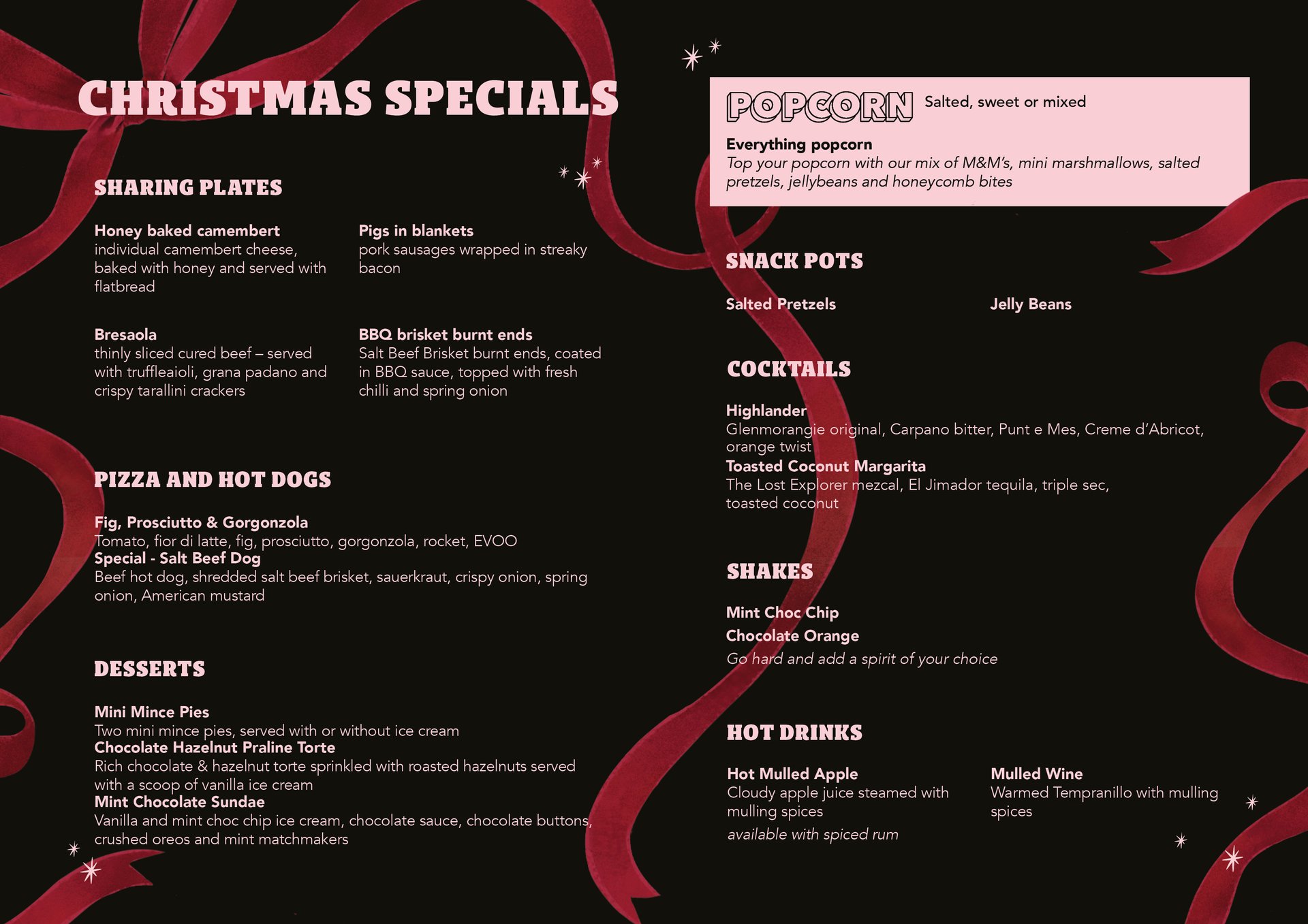Christmas Menu