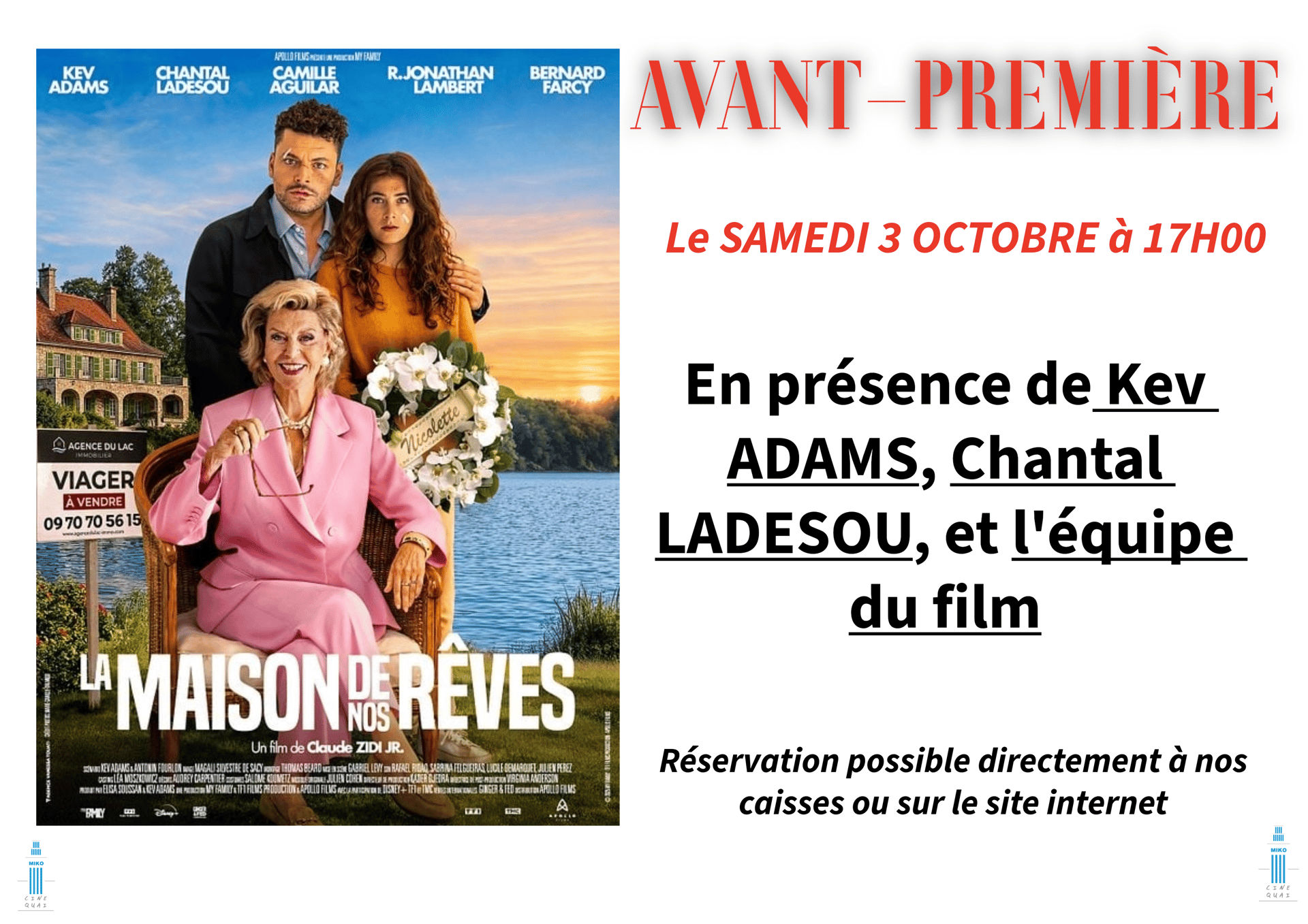 AVANT PREMIERE EXCEPTIONELLE