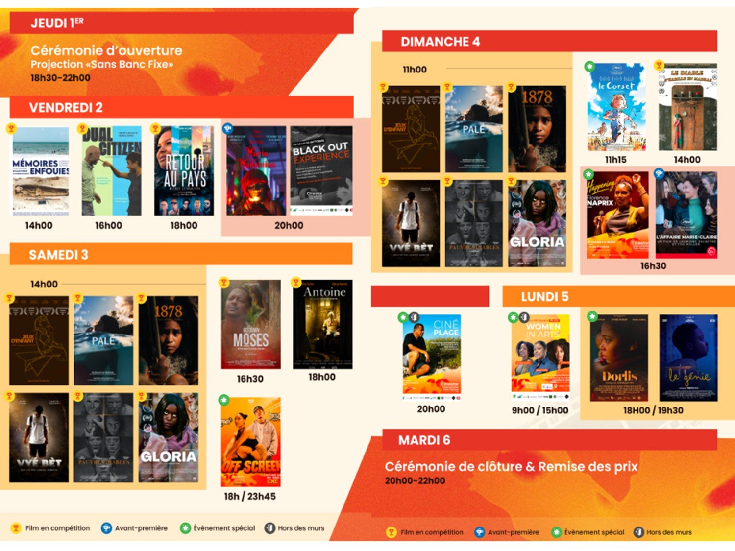 Programme du CIFF 2026