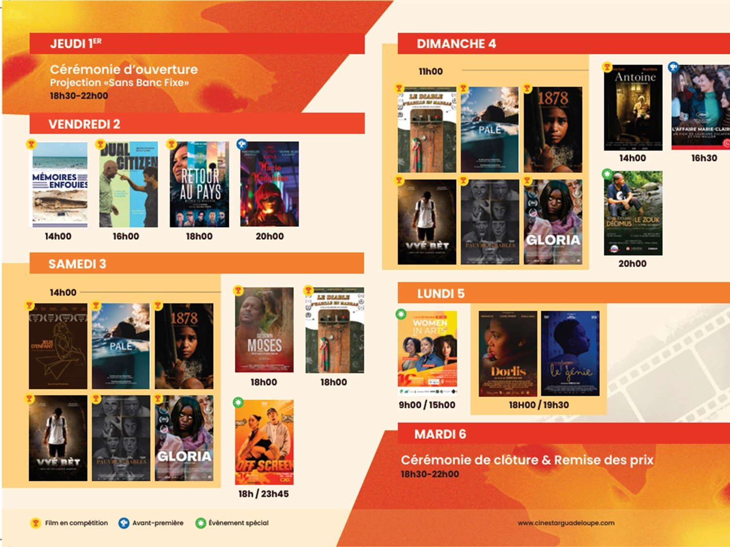 Toutes les infos sur le site web du festival 