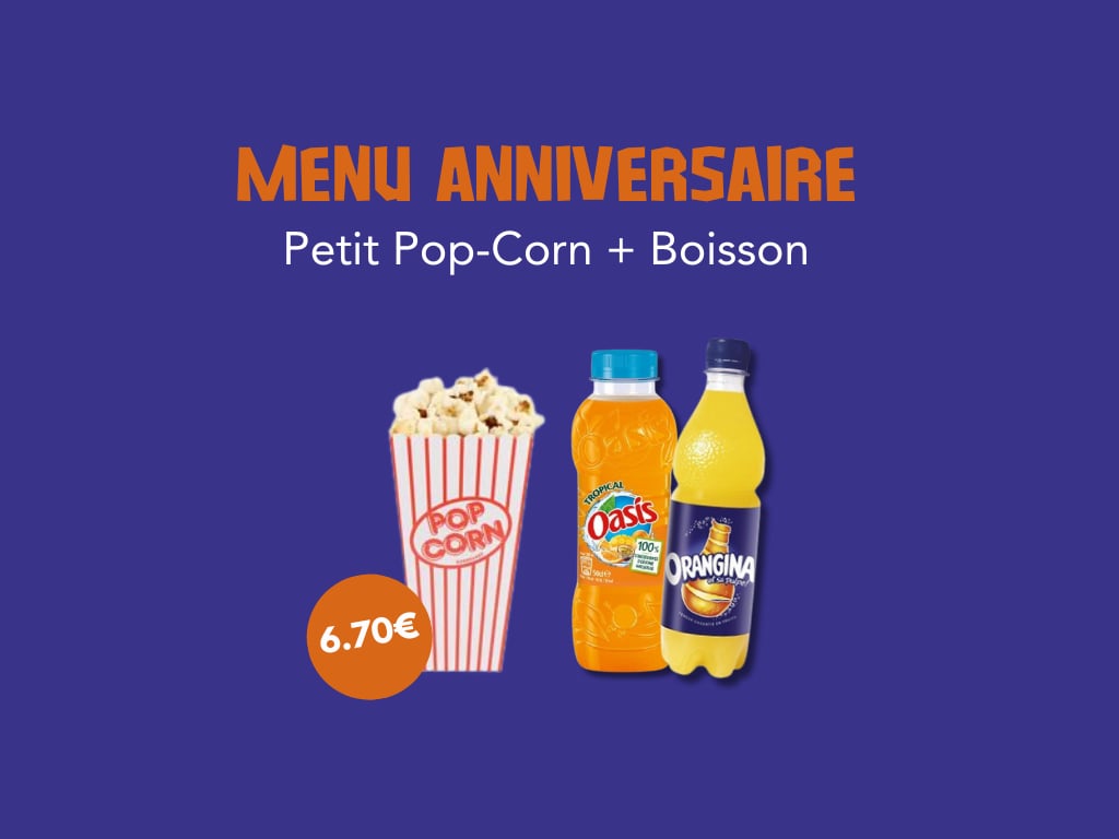 Menu anniversaire