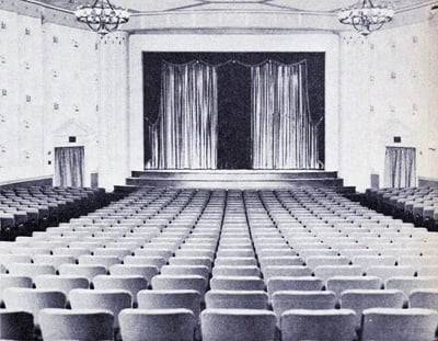 Cameo Theater Original Auditorium from Back to Front