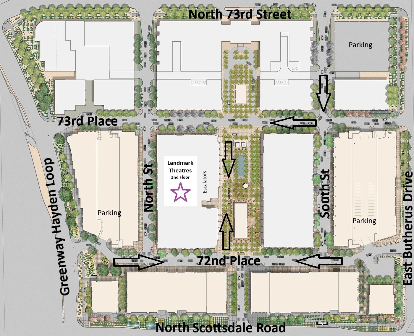 Landmark Scottsdale Quarter Location