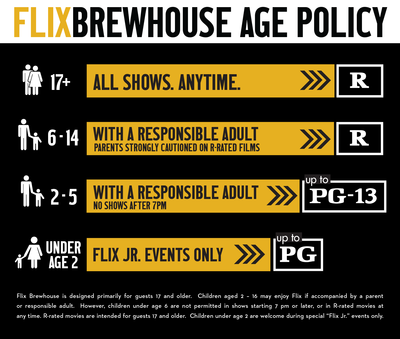 Flixbrewhouse age Policy