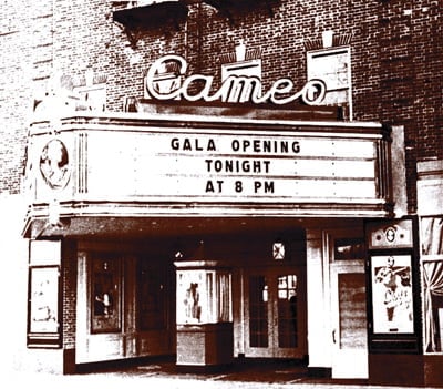 Cameo Theater Original Entry with Marquee