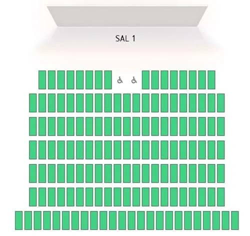 Saloversigt sal 1