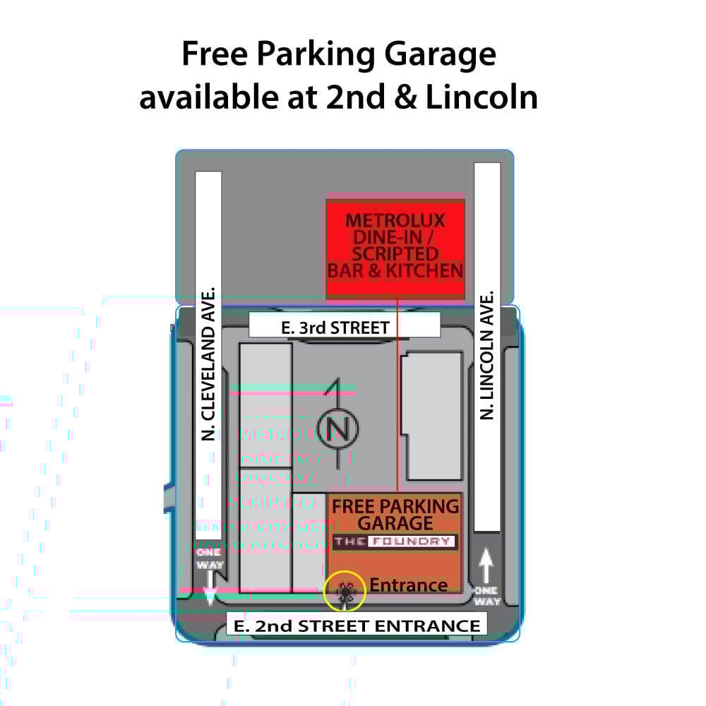MetroLux Dine-In Theatres Parking