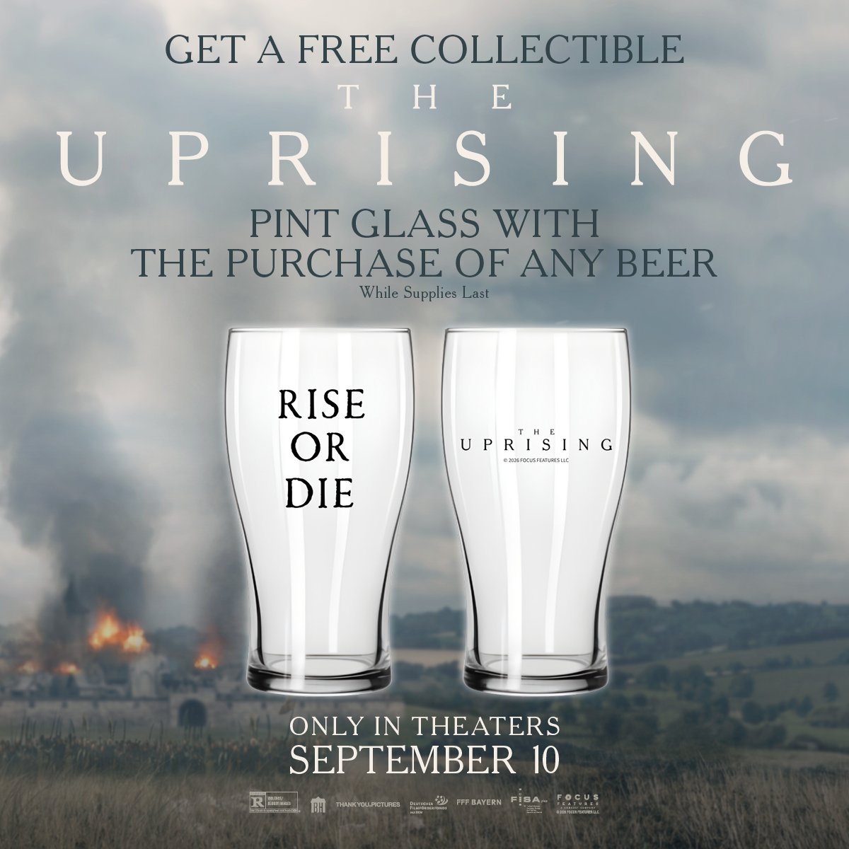 THE UPRISING PINT GLASSES