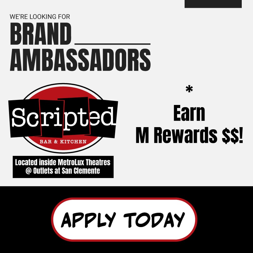 Scritped Bar & Kitchen Brand Ambassador Program