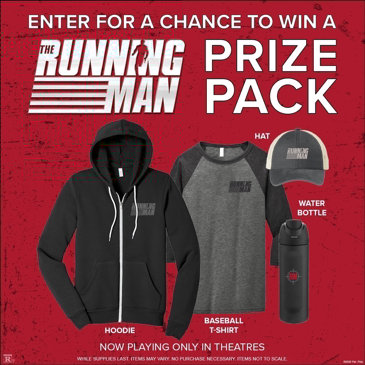 THE RUNNING MAN sweepstakes