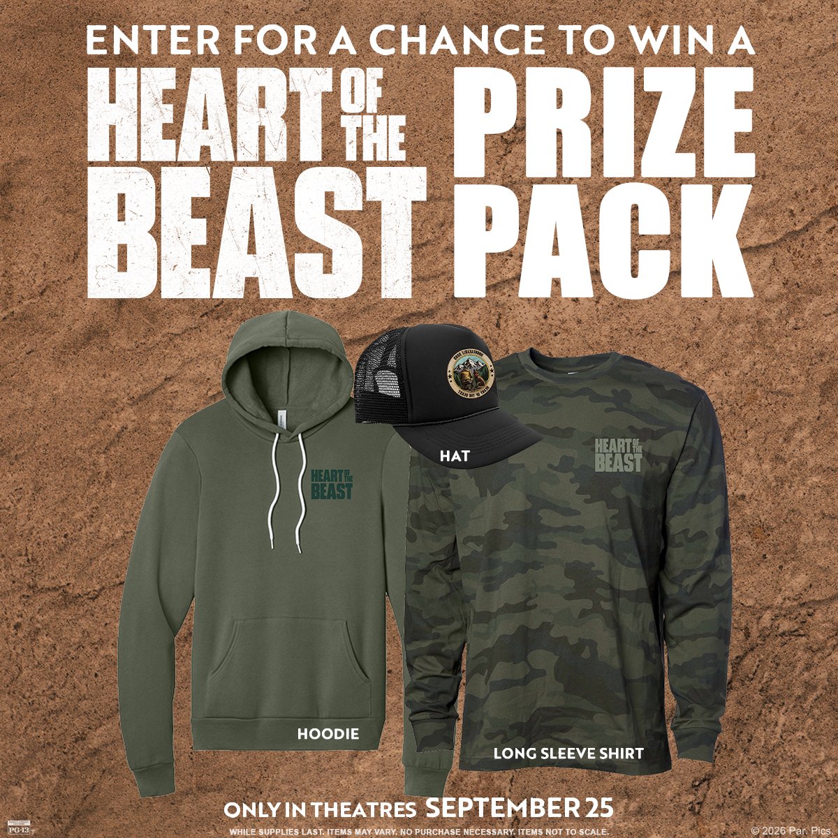 HEART OF THE BEAST Sweepstakes