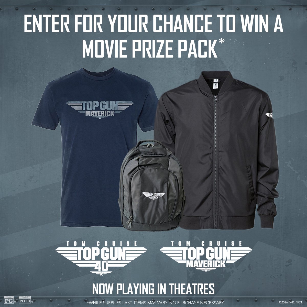 TOP GUN 40th ANNIVERSARY Sweepstakes