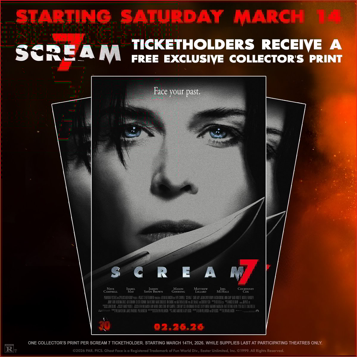 SCREAM 7 Collector's Prints