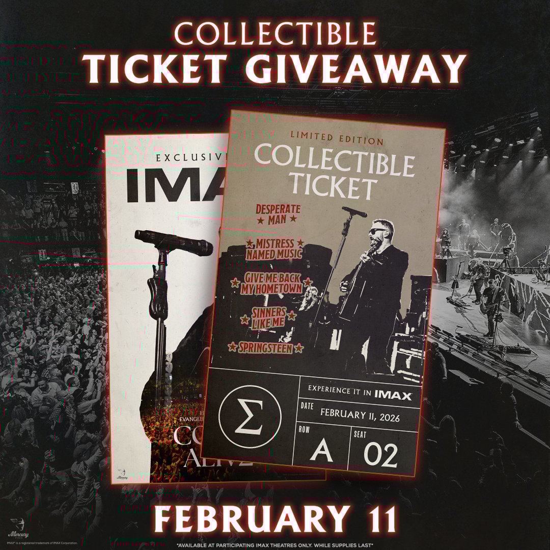 ERIC CHURCH Collectible Ticket