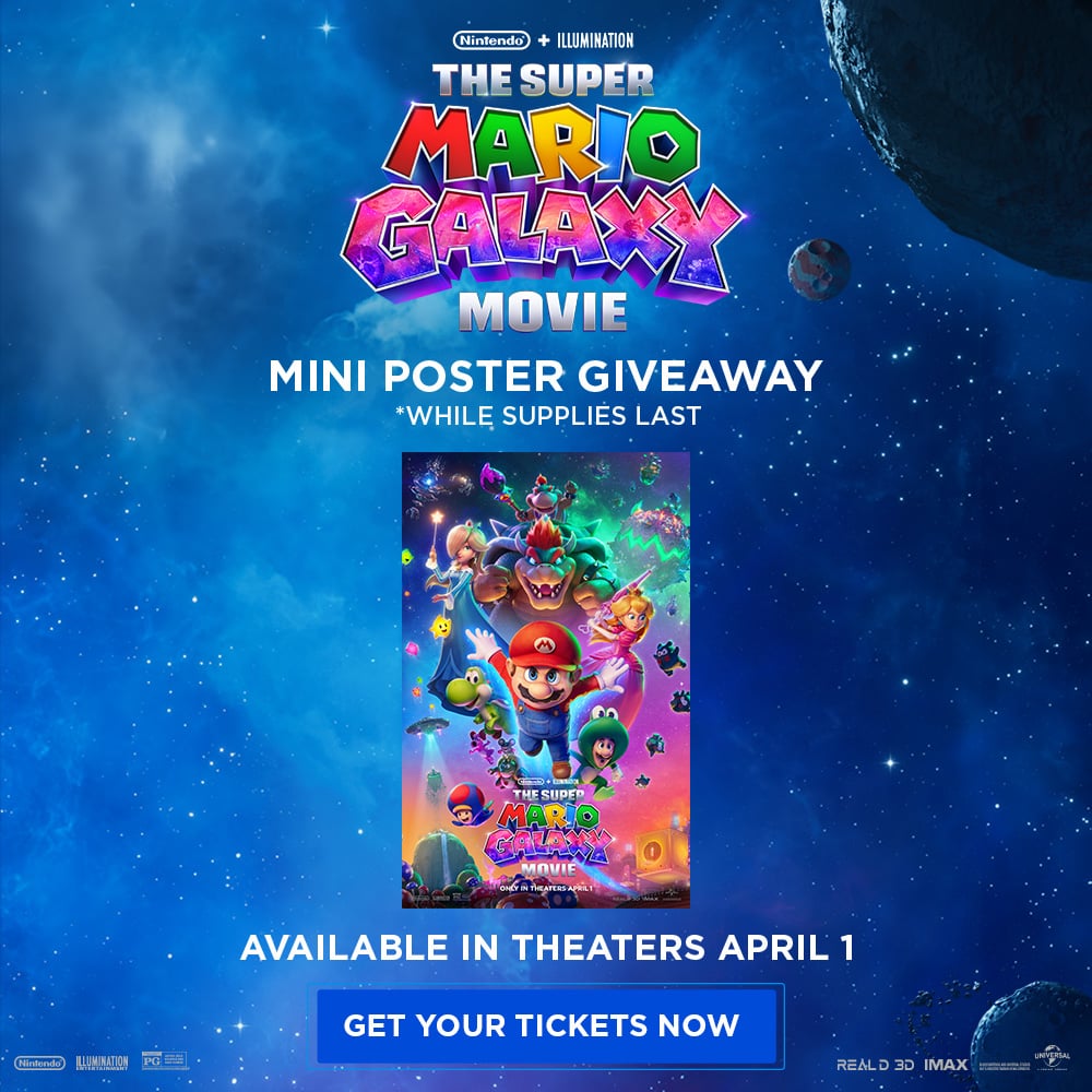 THE SUPER MARIO GALAXY MOVIE Mini Posterss