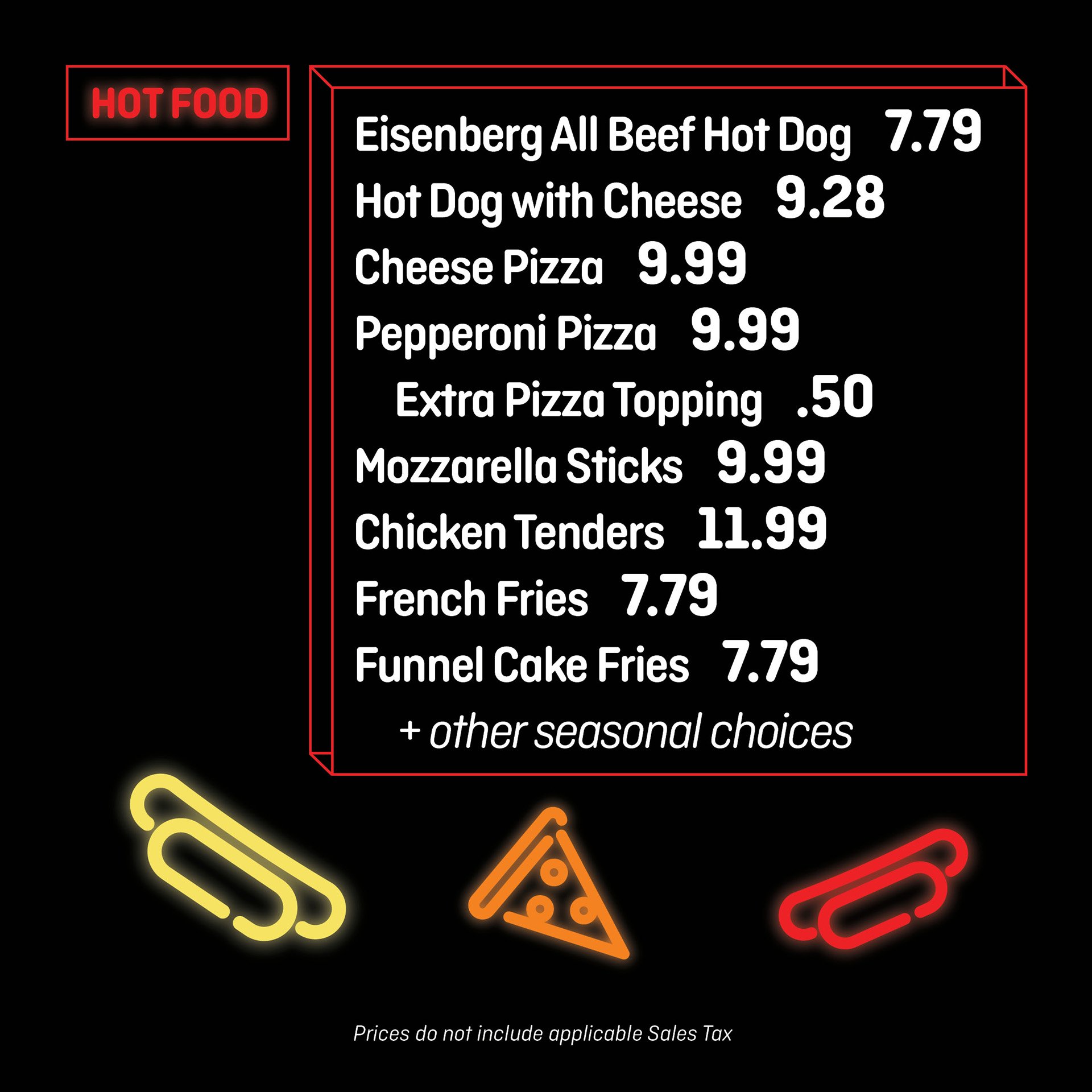 Concession Items