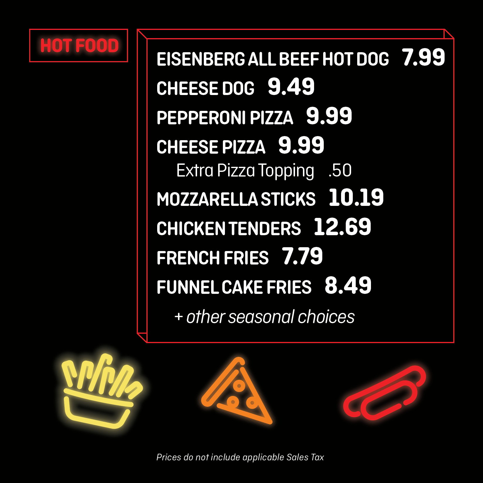 Concession Items