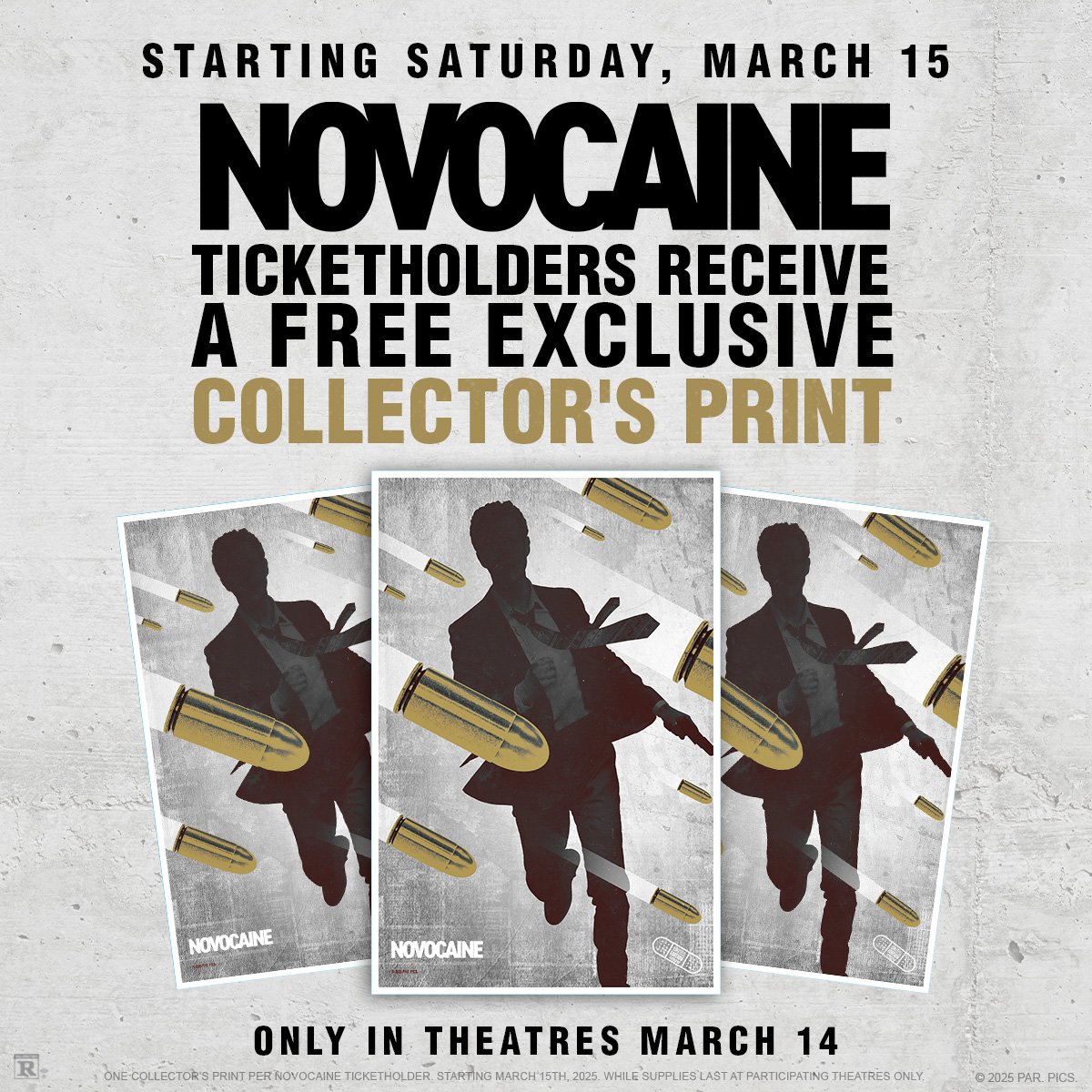The first 100 ticketholders receive a collector’s print.  Limited Qtys/While Supplies last. 